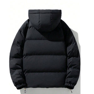 Thick Warm Waterproof Puffer Jacket Winter Outdoor Jacket Padded Puffer With Removable <b>Hoodie</b> - Product Image 2