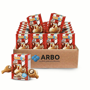 Tabby Crunch, Bocadillos de Pollo con Chocolate, 50g, Golosina Dulce y Crujiente, Sabor Único, Bocadillos Cubiertos de Chocolate Crujiente, Precio Económico - Product Image 4