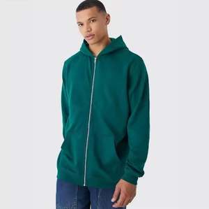 Fabricant de sweat à capuche zippé personnalisé bouffée imprimé nous polaire doublé fermeture éclair complète hiver chaud thermique fermeture éclair sweats à capuche pour hommes - Product Image 5