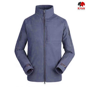 Veste Softshell sur mesure pour homme, fermeture éclair, col montant, tissu respirant avec logo personnalisé - Product Image 6