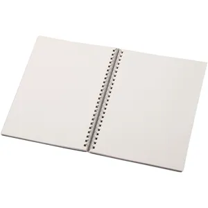 White <b>A5</b> <b>Spiral</b> <b>Notebook</b> Sustainable Sketchbook for Merchandising - Product Image 3