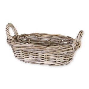Rattan Oval Wicker Storage <b>Basket</b> <b>Tray</b> Handmade Storage <b>Baskets</b> Natural Rattan Modern Multifunction Made in Viet Nam - Product Image 1