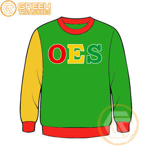 Sudadera de alta calidad para mujer, sudadera de invierno bordada de lana de algodón con estrella del Este, ropa griega, sudaderas OES - Product Image 4