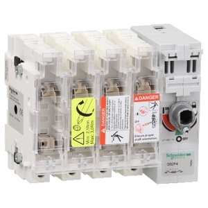Per SCHNEIDER ELECTRIC GS2F4 TeSys Sezionatore-Fusibile a 4 Poli 50A NFC 14 X 51mm - Product Image 1