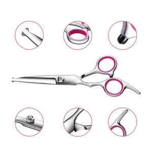 ชุดกรรไกรตัดขนสัตว์เลี้ยงแบบมืออาชีพหวีสางผมสำหรับตัดขนสัตว์เลี้ยงแบบบางพร้อมหวีสางขนสัตว์เลี้ยงแบบสแตนเลส - Product Image 3