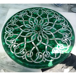 Adorno de Mesa de Lujo para el Hogar de Halloween, Hecho a Mano con Piedra Preciosa de Labradorita Verde, con Diseño de Amor - Product Image 2