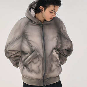 Blouson matelassé en toile teinte brillante avec rembourrage en coton, design écologique pour l'hiver, capuche amovible, chaud et confortable, pour femmes - Product Image 6