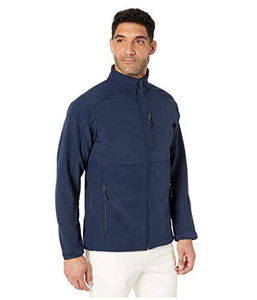 Dernière veste softshell imperméable d'hiver pour hommes et femmes, tissu en toile avec col montant - Disponible en gros - Product Image 5