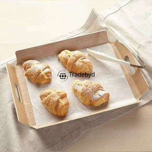 Tradebyd Premium MDF Bandeja de madera Elegante bandeja multiusos para alimentos, bebidas y decoración - Product Image 2