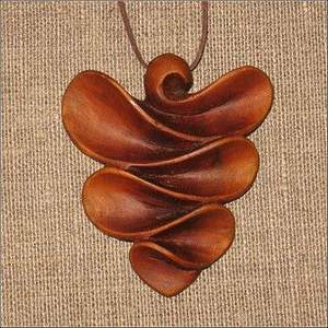 HOW <b>NECKLACES</b> FOR WOMEN MEN NATURAL <b>LARGE</b> BOHO TRIBAL SONO WOODEN <b>Pendant</b> on Adjustable Cord Handmade <b>Necklace</b> - Product Image 5