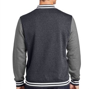 Chaqueta universitaria de lona de alta calidad para hombre, cómoda y elegante para ropa informal y trajes de equipo, chaqueta de béisbol universitaria - Product Image 4