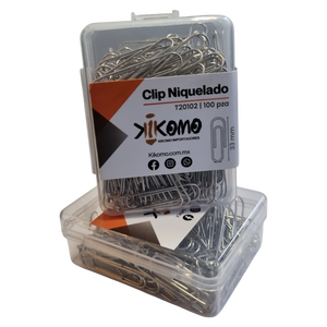 Clip en nickel plaqué argent de 33 mm - Product Image 4