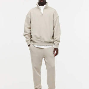 Sudaderas Casuales con Cierre de Cremallera de un Cuarto, 100% Algodón, Transpirables, de Secado Rápido, para Hombre, con Logotipo Frontal, Ligeras, Cómodas y Más Vendidas - Product Image 5