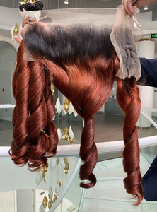 Extensiones de Cabello Virgen Remy Vietnamita Personalizadas, Rizo Italiano, Máquina de Doble Trama, Material Virgen para Pelucas con Efecto Mágico y Rebote - Product Image 5