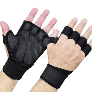 Gants d'entraînement en cuir unisexe pour la musculation, antidérapants, pour la salle de sport - Product Image 1