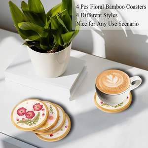 ที่รองแก้วเรซิ่นสไตล์โบฮีเมียน คุณภาพสูง ดีไซน์ทำมือ เป็นมิตรกับสิ่งแวดล้อม ปลอดภัยต่อโต๊ะในระยะยาว ราคาประหยัด - Product Image 2