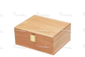 Boîte à bijoux décorative carrée multifonctionnelle en bois Boîte décorative en bois Boîte décorative en bois antique avec couvercle - Product Image 2