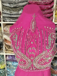 Bán Buôn Giá Cho Nigeria Phụ Nữ Của Mới Nhất Phi Thiết Kế Nguyên Liệu Lụa George Ăn Mặc Cho Đám Cưới Với Số Lượng Lớn Số Lượng Từ Ấn Độ - Product Image 6