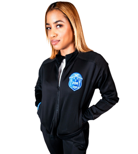 Ensemble de survêtement en molleton pour femmes Zeta Phi Beta Sorority Greek Apparel, bleu et blanc, brodé, 1920, sweat-shirt à capuche et pantalon de jogging - Product Image 2