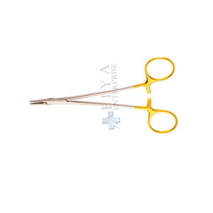 TC Crile 20cm Professionnel Médical En Bois Porte-Aiguille Manuel Alimenté En Acier Droit Base Chirurgicale Instruments Chirurgicaux - Product Image 6