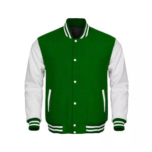 Heavy Wool and Genuine Leather Varsity <b>Jackets</b> Unisex Letterman Bomber Style <b>Jackets</b> Custom Chenille <b>Patch</b> Supplier - Product Image 2