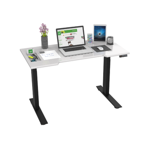 โต๊ะทำงาน TECHDESK PRO สีขาว ดีไซน์ตามหลักสรีรศาสตร์ ปรับเปลี่ยนรูปแบบได้ โครงโลหะ ดีไซน์เรียบง่าย ทันสมัย เหมาะสำหรับใช้ในบ้าน โรงแรม โรงเรียน อพาร์ตเมนต์ - Product Image 1