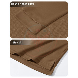 Camisetas de Manga Larga para Hombre, Material Duradero, Poliéster/Algodón, Transpirable, Superventas - Product Image 6