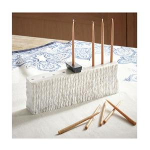 Nouvelle conception de centre de table en marbre fait à la main, articles de décoration pour la maison, luxe, chandelier menorah à vendre - Product Image 3