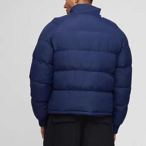 Manteau rembourré bouffant lourd à col montant personnalisé pour homme surdimensionné 2025 nouveau arrivé streetwear hip hop veste bouffante pour hommes - Product Image 6