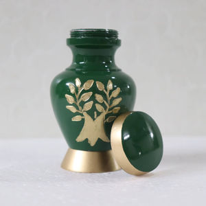 โกศอนุสรณ์อลูมิเนียมสําหรับซากมนุษย์ | ภาชนะบรรจุเถ้าศพสําหรับฝังเถ้าผู้ผลิตและผู้จัดจําหน่ายจากอินเดีย - Product Image 4