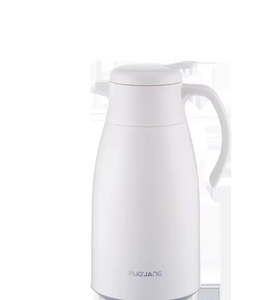 Botella de Agua Aislada de 1000 ml con Interior de Vidrio, Retención de Calor de 48 Horas, Forma Redonda para Uso Doméstico - Product Image 1