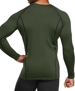 Fitness Sports Top camuflaje textura hombres gimnasio correr camiseta atlética compresión camisa hombres - Product Image 5