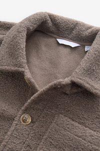 Nouveau design de vestes en polaire pour hommes, manches longues personnalisées, couleur unie, matériau 100% coton, chaud et élégant - Product Image 4