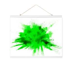 White Plastic Magnetic <b>Poster</b> Strips 91.5 cm Pair - Product Image 1