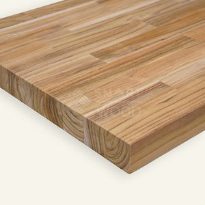 Tablero de Madera de Teca y Acacia de Grado AB con Unión Dentada - Madera para Exteriores al por Mayor para Encimeras de Madera de Pino y Caucho - Product Image 4