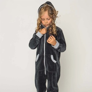 Forro polar con cremallera para niños de alta calidad-Cálido y acogedor-Ideal para invierno y clima frío - Product Image 1