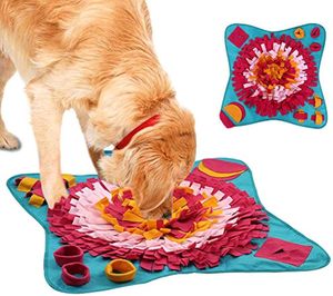 Chien Snuffle Mat Puzzle Jouets Nez Odeur Formation Sniffing Pad Slow Feeding Bowl Distributeur de nourriture Soulager le stress Jouets Lavable - Product Image 1