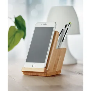 BAICOI Caricatore Wireless Sostenibile in Bambù, Portapenne Ecologico, Gadget - Product Image 3