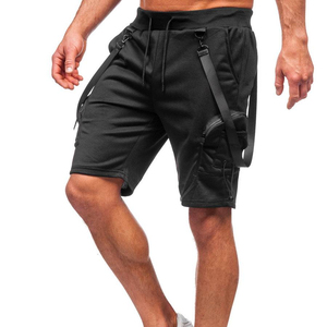 Pantalones cortos de carga de color sólido con logotipo personalizado y diseño de la mejor calidad para hombres, pantalones cortos deportivos para hombres, venta al por mayor, servicio OEM - Product Image 2