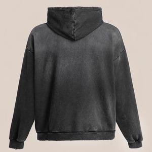 Soft Durable Hoodie With Premium Cotton Adjustable Hood And Customized Print Perfect For Casual Wear Low MOQ - Product Image 6