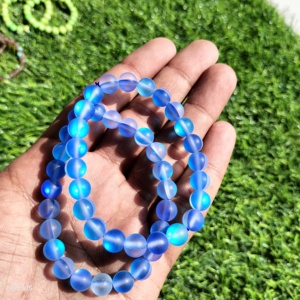 Vente en gros de bracelets de guérison avec cristaux naturels personnalisés Matt Aura Bracelets colorés ajustables en cristal unisexe Art Reiki Style - Product Image 6