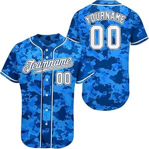 Maillots personnalisés Baseball Chemises de baseball personnalisées en gros Maillot de baseball vierge - Product Image 3