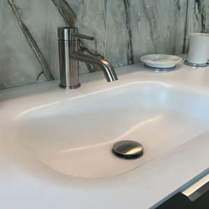 <span class=keywords><strong>Mobile</strong></span> <span class=keywords><strong>Bagno</strong></span> Moderno da Parete Verde Laccato di Famoso Marchio Italiano con Piano in Corian, <span class=keywords><strong>Mobile</strong></span> <span class=keywords><strong>Bagno</strong></span> di Design - Product Image 4