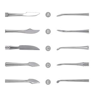 Juego de Herramientas para Modelar Cera Dental, 10 Piezas, Espátula de Acero Inoxidable, Cuchillo, Instrumentos de Modelado para Laboratorio Dental y Uso de Técnicos - Product Image 5