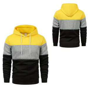 Sweat à capuche épais de haute qualité pour hommes 500gsm French Terry Drop Shoulder surdimensionné et sans ficelles-pour l'hiver - Product Image 1