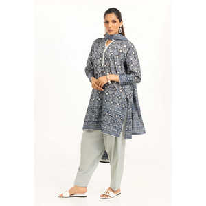 IUSTKSD-827 Traje Casual de 3 Piezas con Estampado Plateado para Verano - Product Image 4