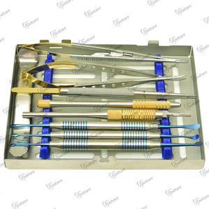 Kit de microcirugía oral, microquirúrgica recubierta de plasma Manual para injerto de tejido blando, microcirugía, juego Dental, instrumentos quirúrgicos - Product Image 1
