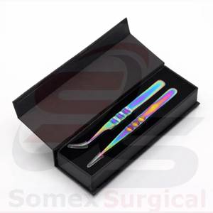 Pince à épiler multicolore pour cils d'extension vente en gros - Product Image 5