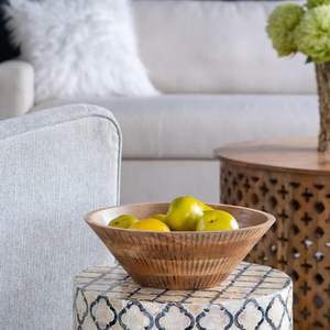 Cuencos de madera hechos a mano con estilo para servir alimentos Suministro a granel de La India para servir sopa y vajilla - Product Image 5