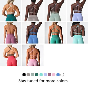 Nouveauté : Ensemble de soutien-gorge de sport et débardeur de yoga sans couture, respirant et de haute qualité pour femme – Compression optimale, personnalisable - Product Image 2